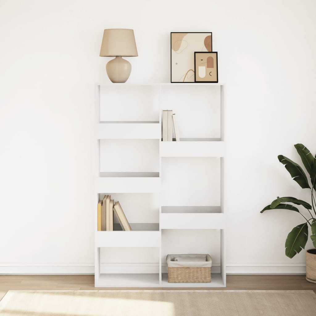 Bookcase White 100x33x155.5 cm Engineered Wood