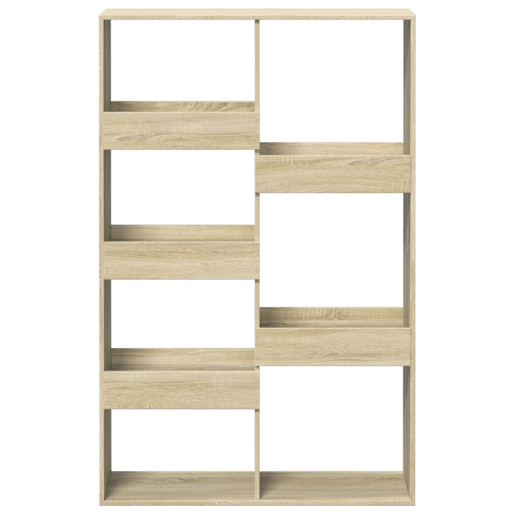 Bookcase Sonoma Oak 100x33x155.5 cm Engineered Wood