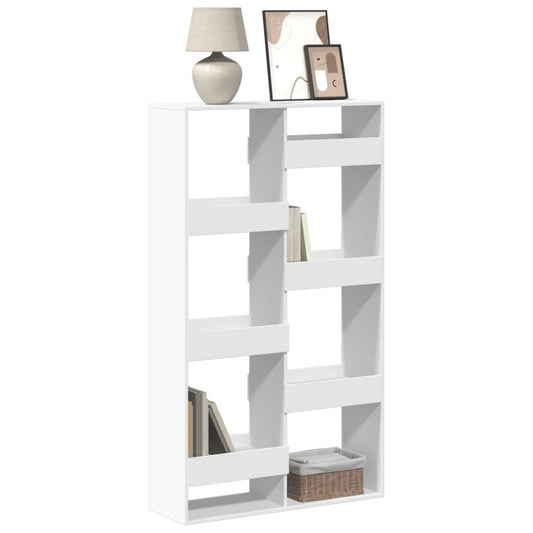 Bookcase White 100x33x175 cm Engineered Wood