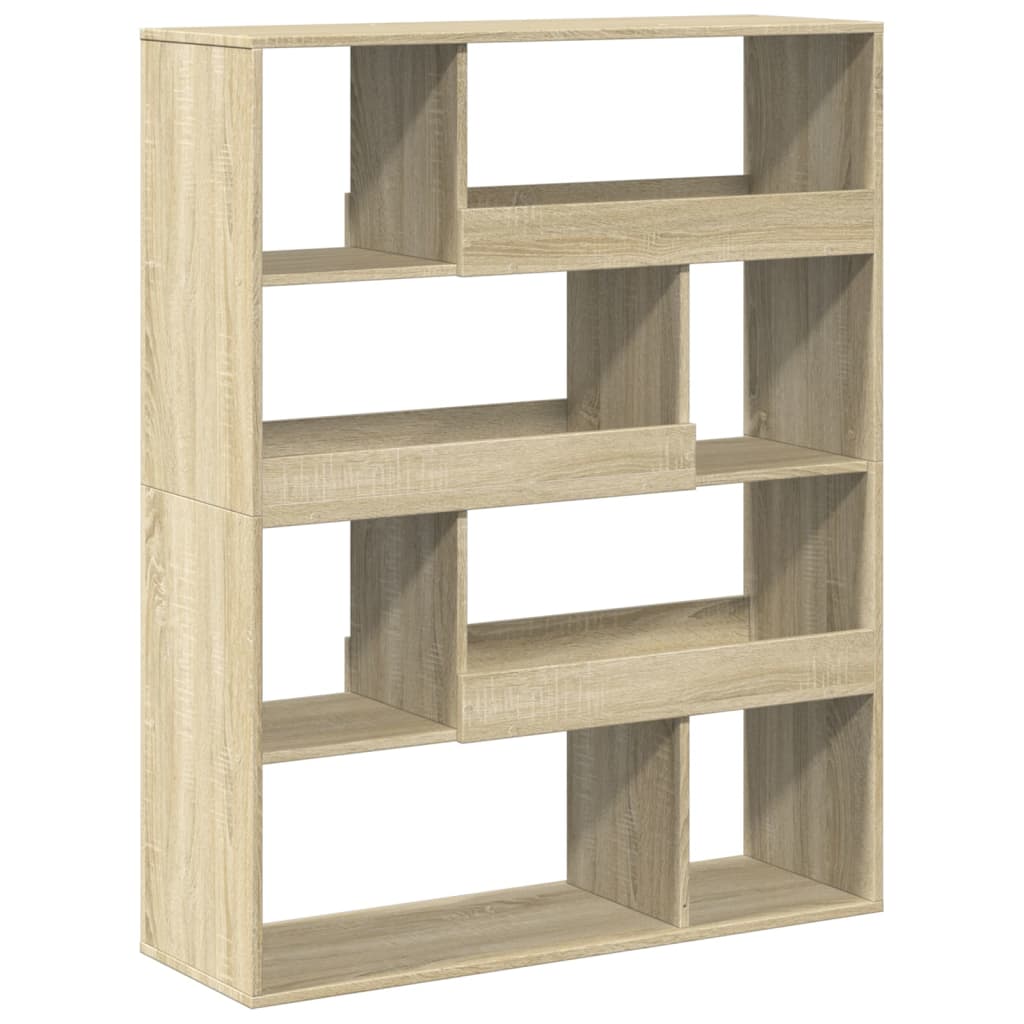 Room Divider Sonoma Oak 100x33x125.5 cm Engineered Wood