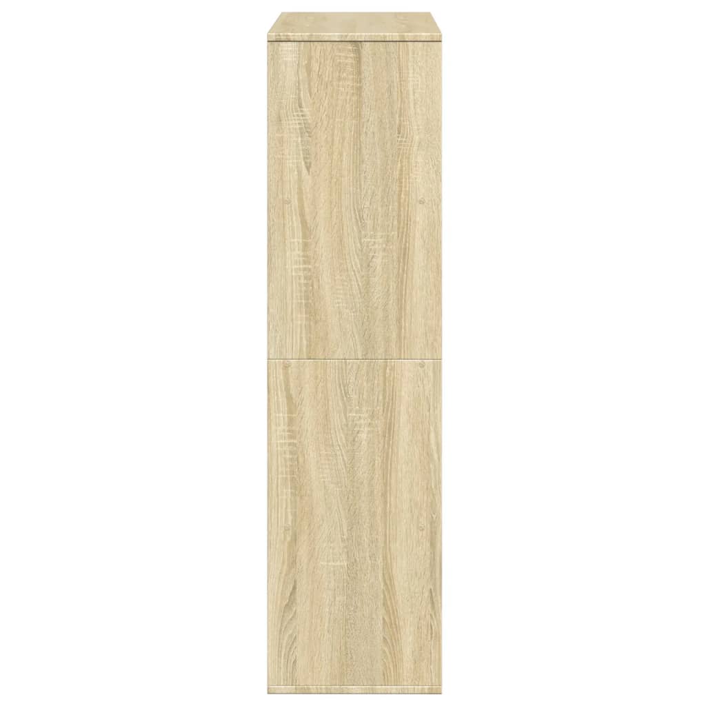 Room Divider Sonoma Oak 100x33x125.5 cm Engineered Wood