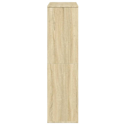 Room Divider Sonoma Oak 100x33x125.5 cm Engineered Wood