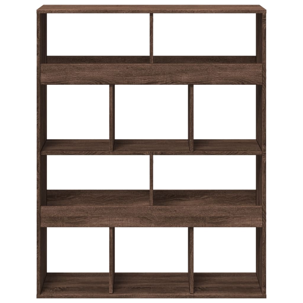 Room Divider Brown Oak 100x33x125.5 cm Engineered Wood