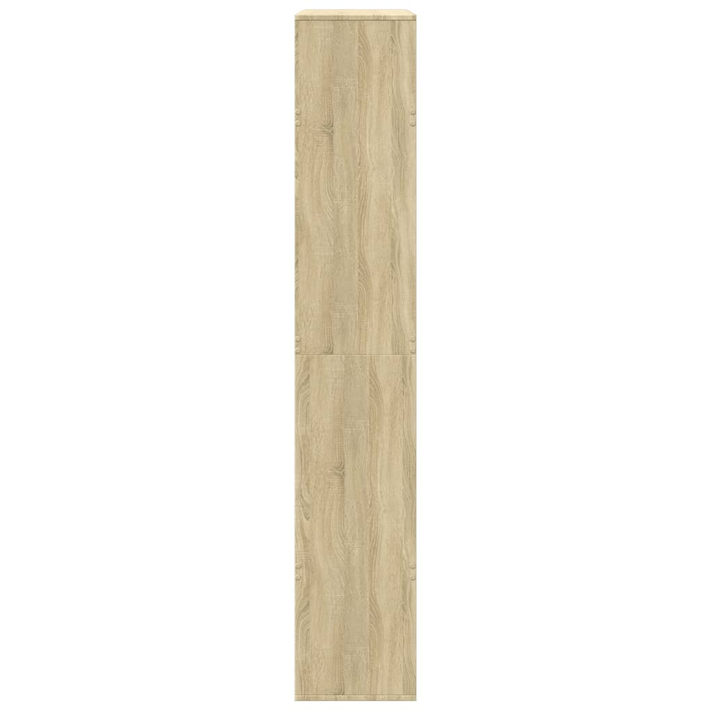 Room Divider Sonoma Oak 100x33x187.5 cm Engineered Wood