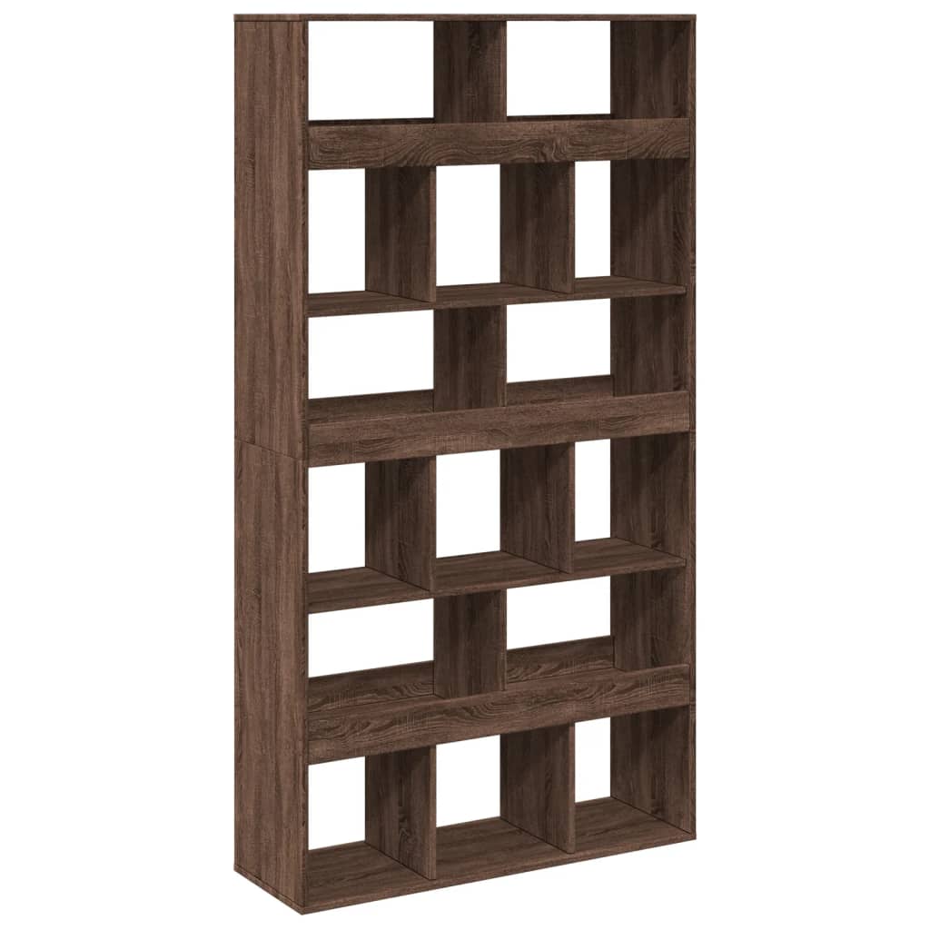 Room Divider Brown Oak 100x33x187.5 cm Engineered Wood