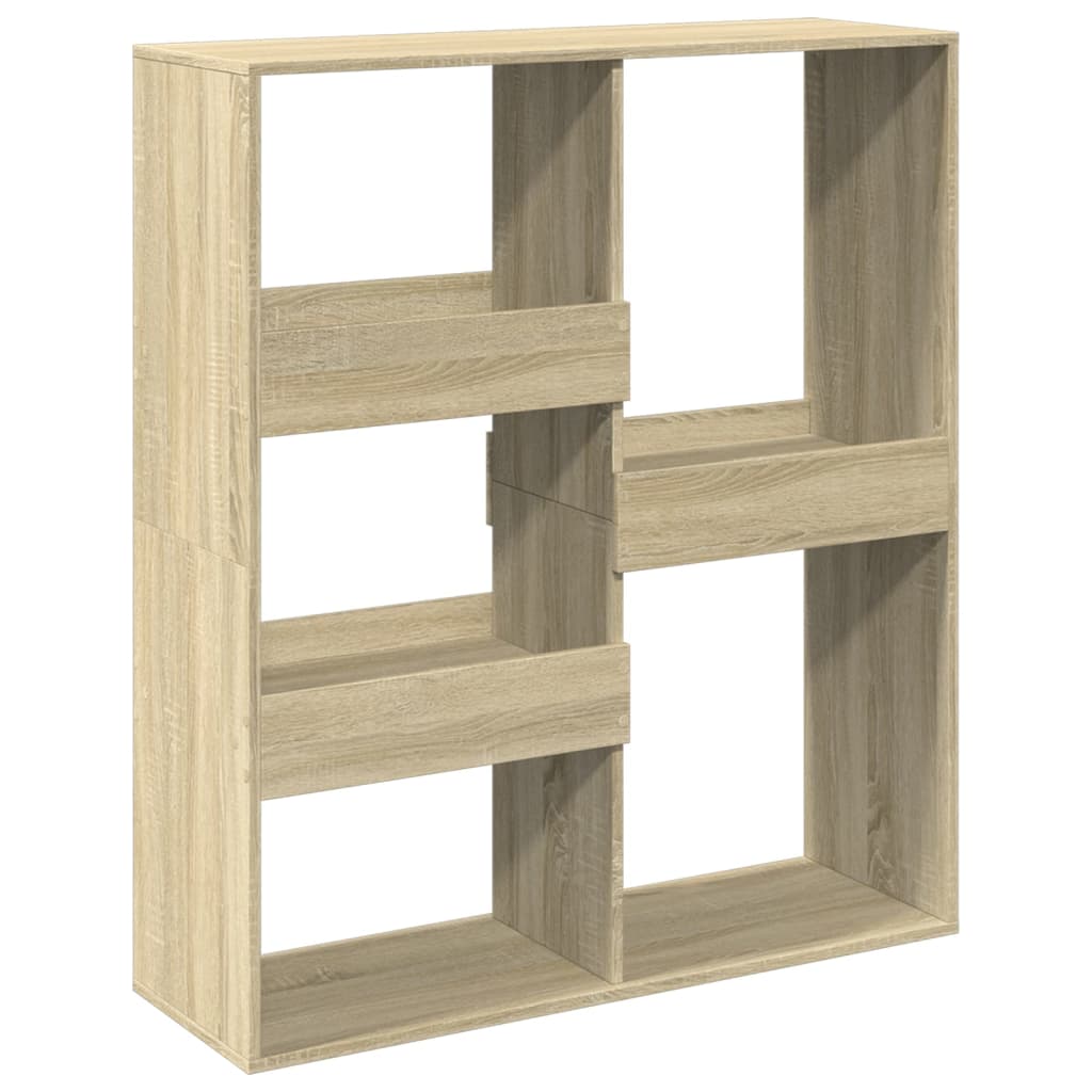 Room Divider Sonoma Oak 100x33x115 cm Engineered Wood