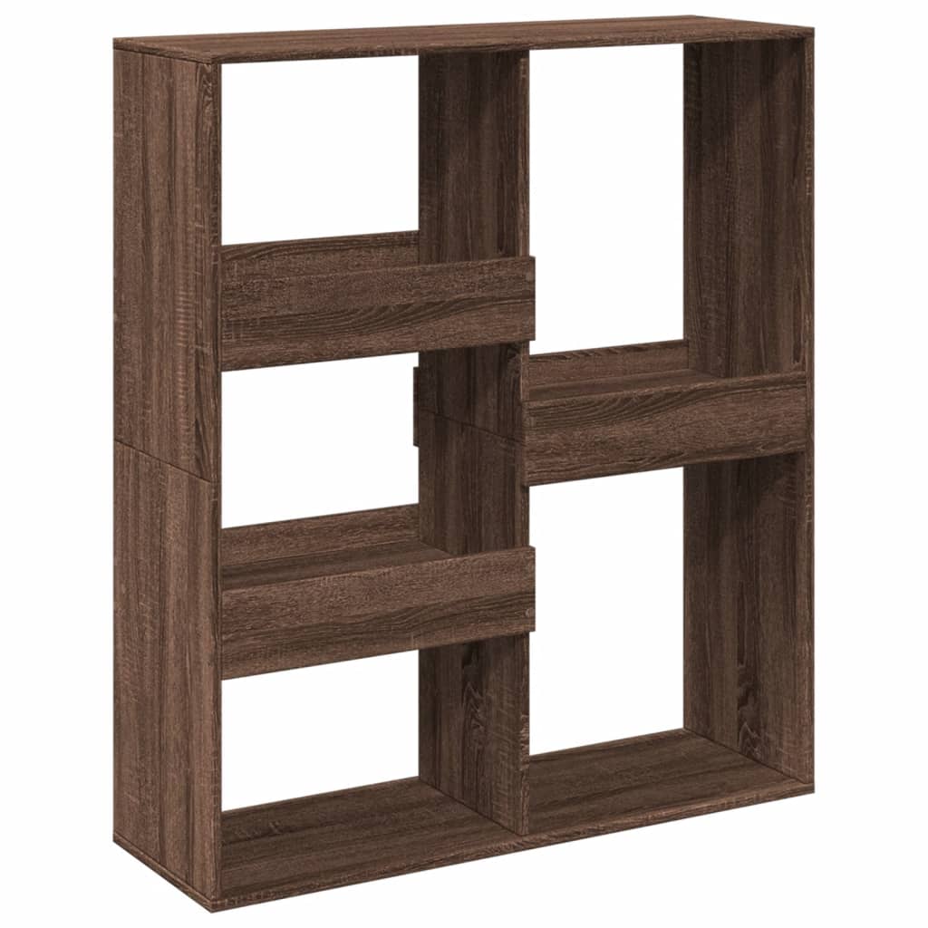 Room Divider Brown Oak 100x33x115 cm Engineered Wood