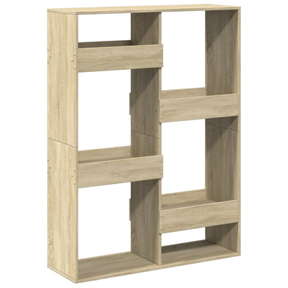 Room Divider Sonoma Oak 100x33x135 cm Engineered Wood