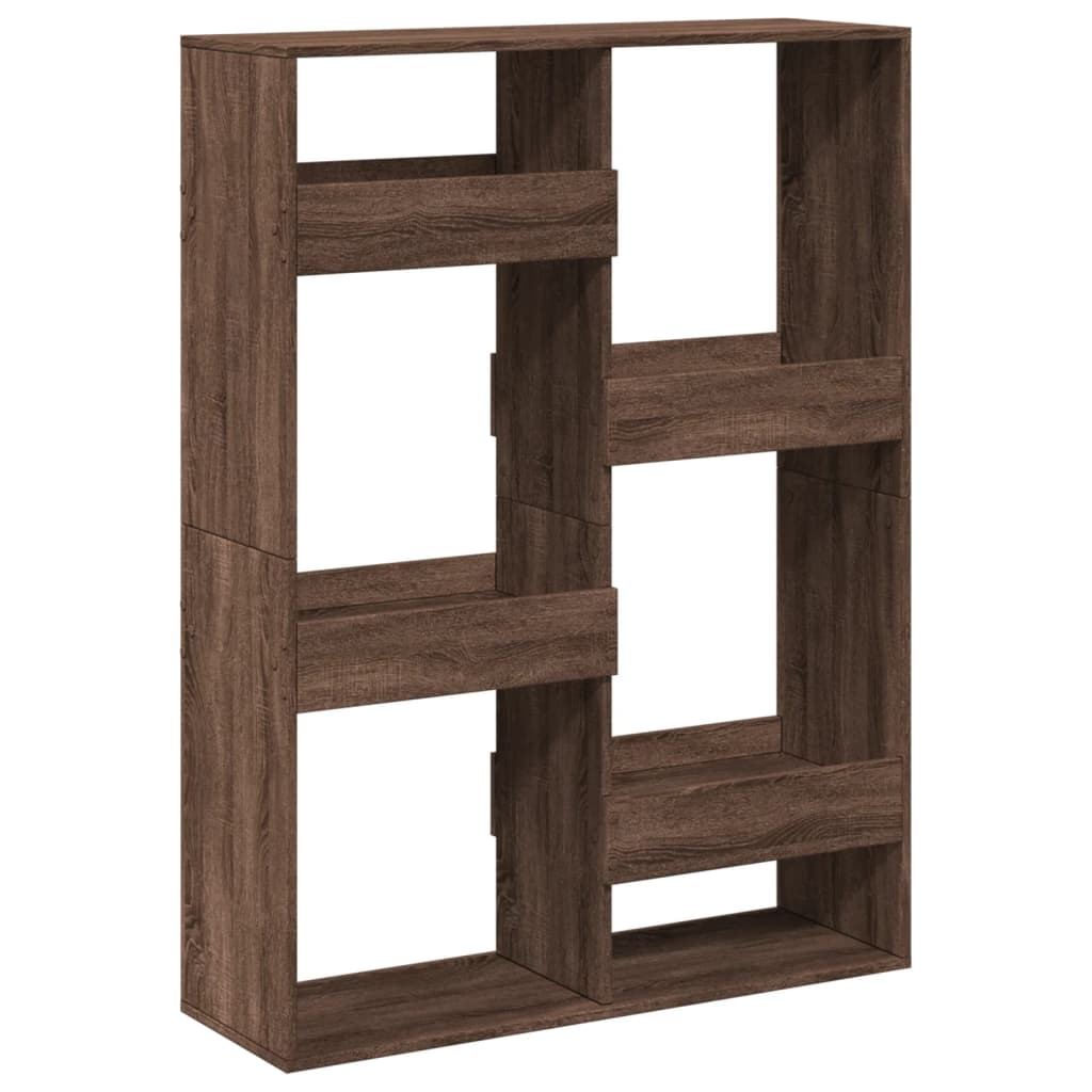 Room Divider Brown Oak 100x33x135 cm Engineered Wood