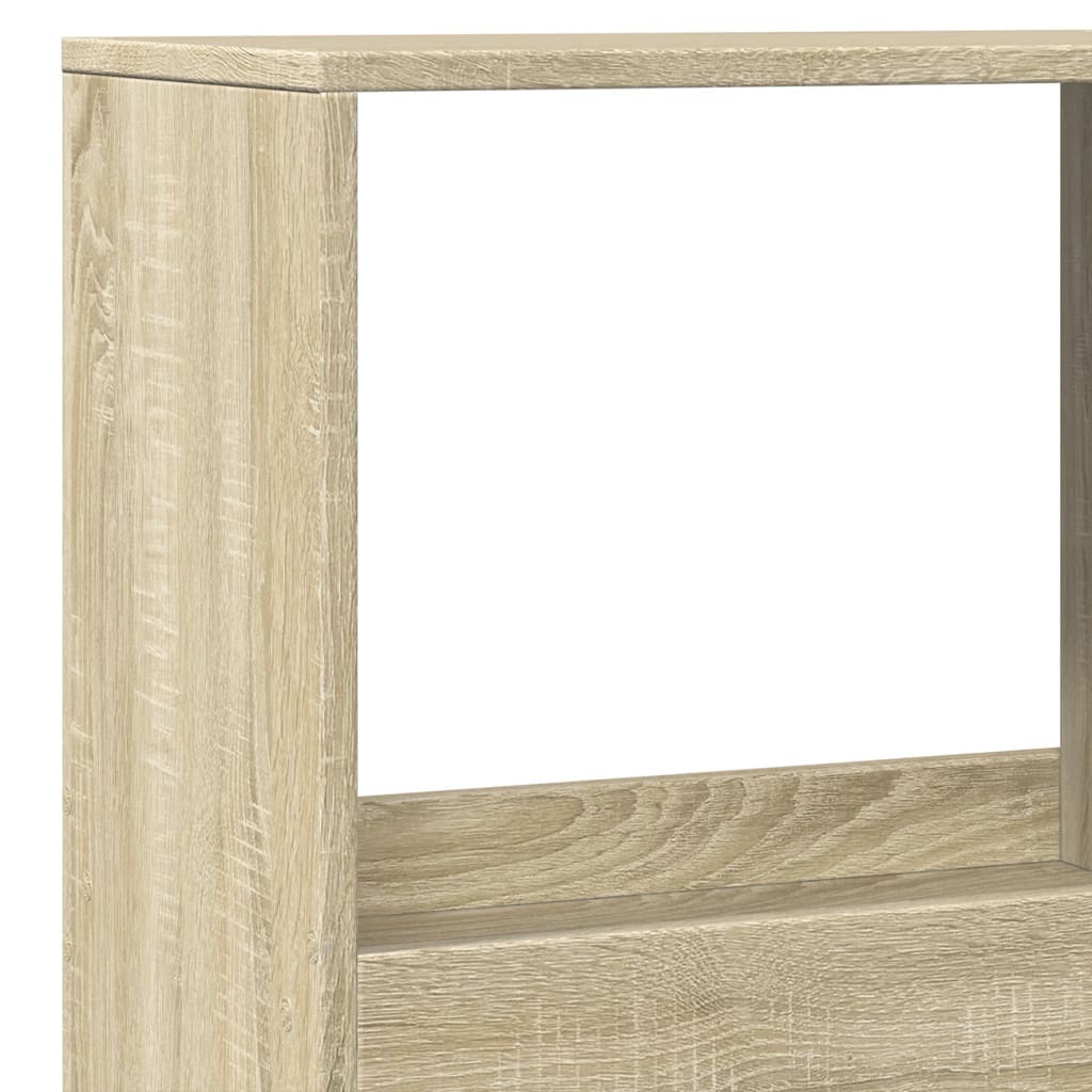 Room Divider Sonoma Oak 100x33x175 cm Engineered Wood