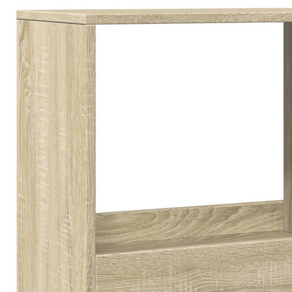 Room Divider Sonoma Oak 100x33x175 cm Engineered Wood