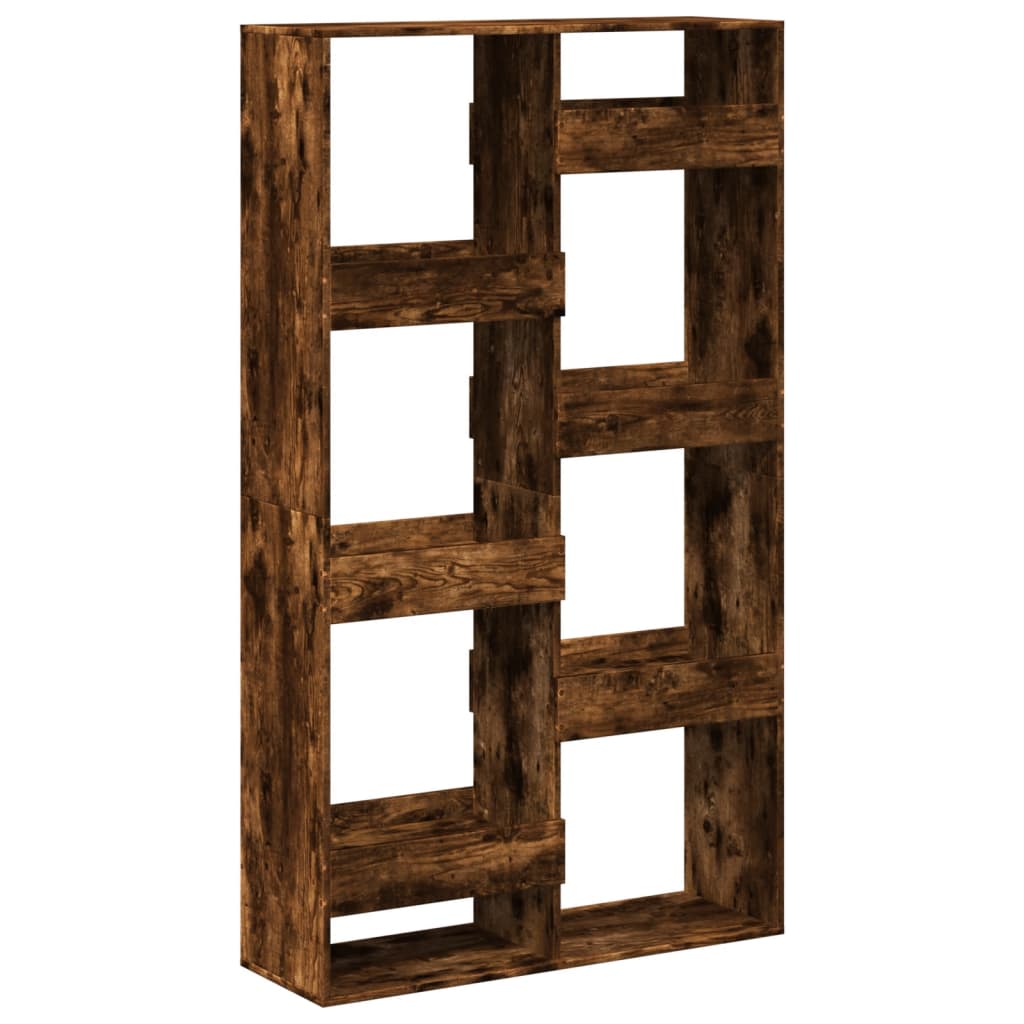 Room Divider Smoked Oak100x33x175 cm Engineered Wood