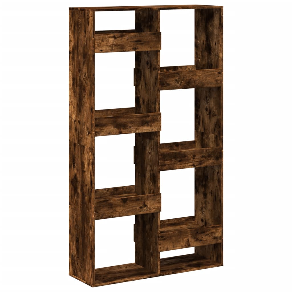 Room Divider Smoked Oak100x33x175 cm Engineered Wood