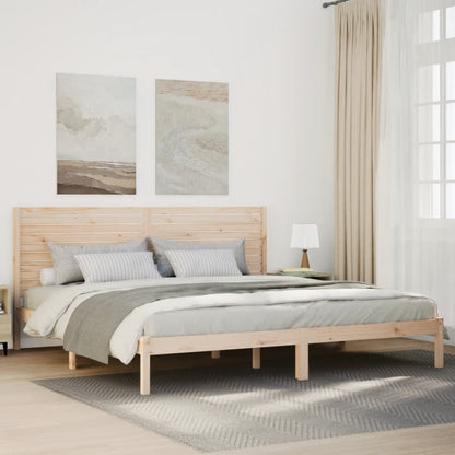 Extra Long Bed Frame without Mattress 200x210 cm Solid Wood