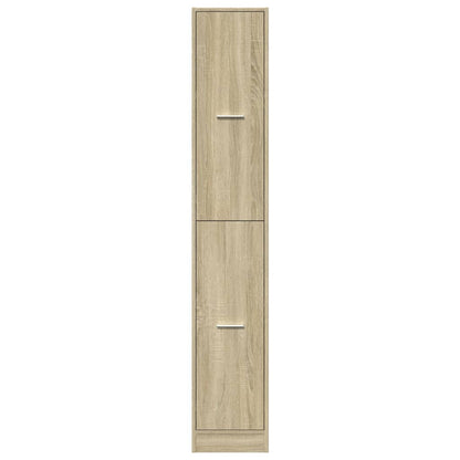 Apothecary Cabinet Sonoma Oak 30x41x174.5 cm Engineered Wood