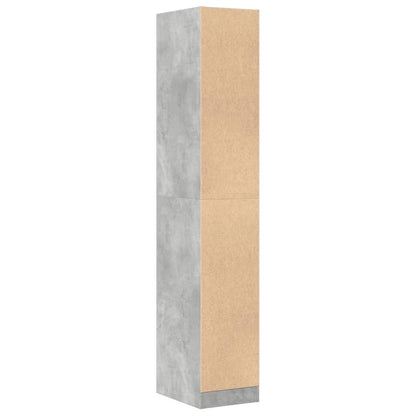 Apothecary Cabinet Concrete Grey 30x41x174.5 cm Engineered Wood