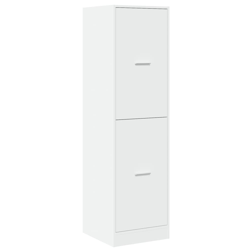 Apothecary Cabinet White 40x41x144.5 cm Engineered Wood