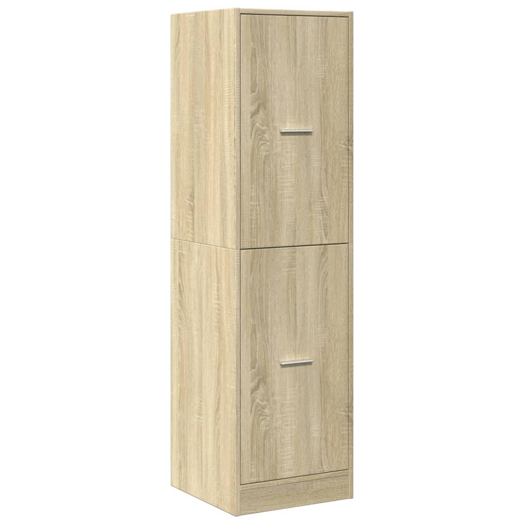 Apothecary Cabinet Sonoma Oak 40x41x144.5 cm Engineered Wood