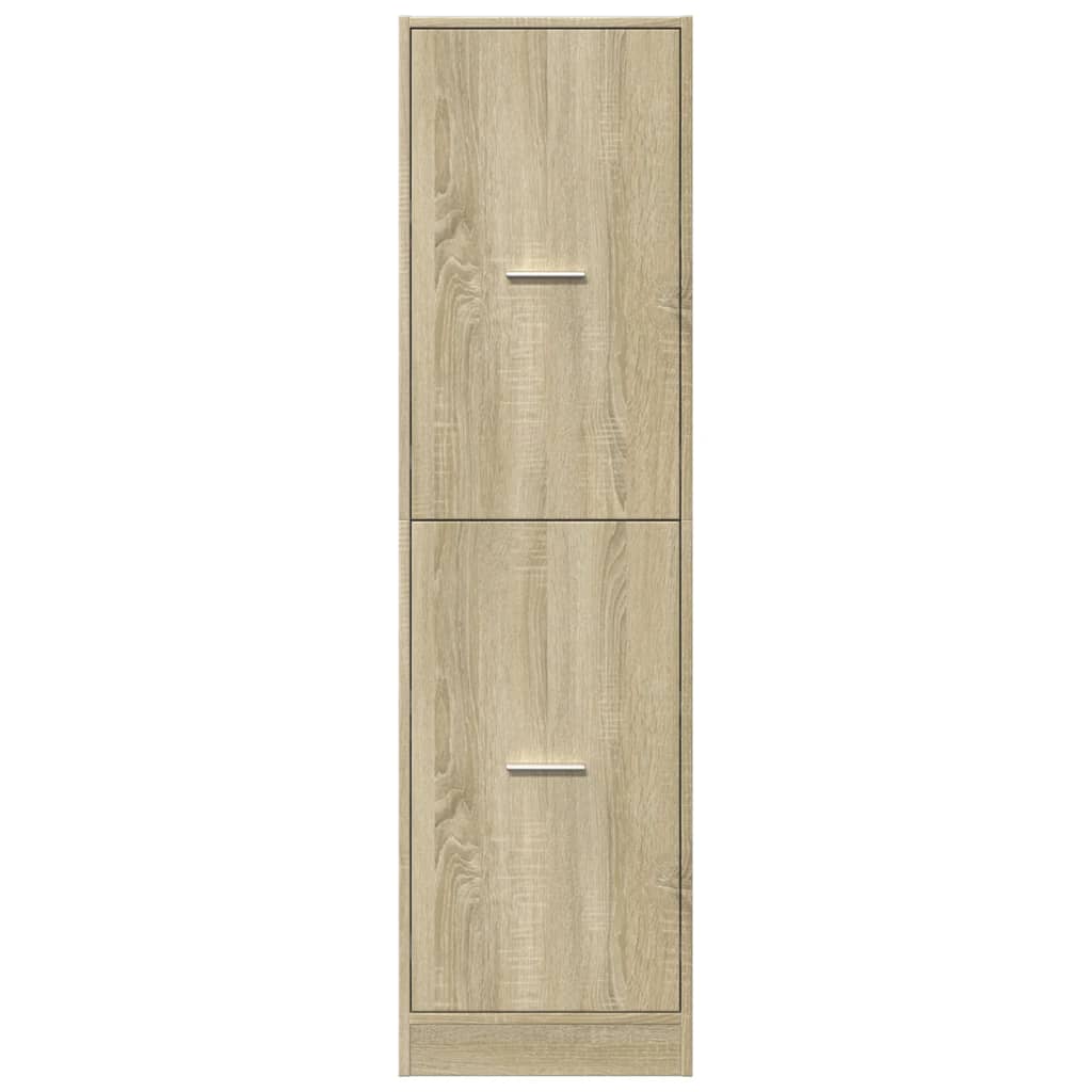 Apothecary Cabinet Sonoma Oak 40x41x144.5 cm Engineered Wood