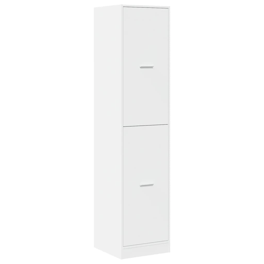 Apothecary Cabinet White 40x41x174.5 cm Engineered Wood