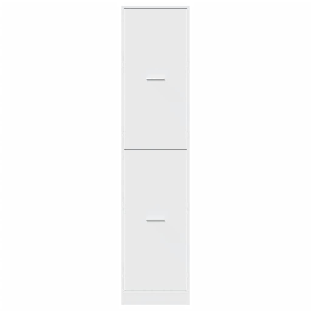 Apothecary Cabinet White 40x41x174.5 cm Engineered Wood