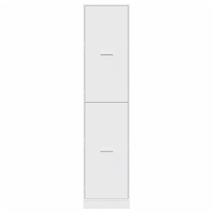 Apothecary Cabinet White 40x41x174.5 cm Engineered Wood