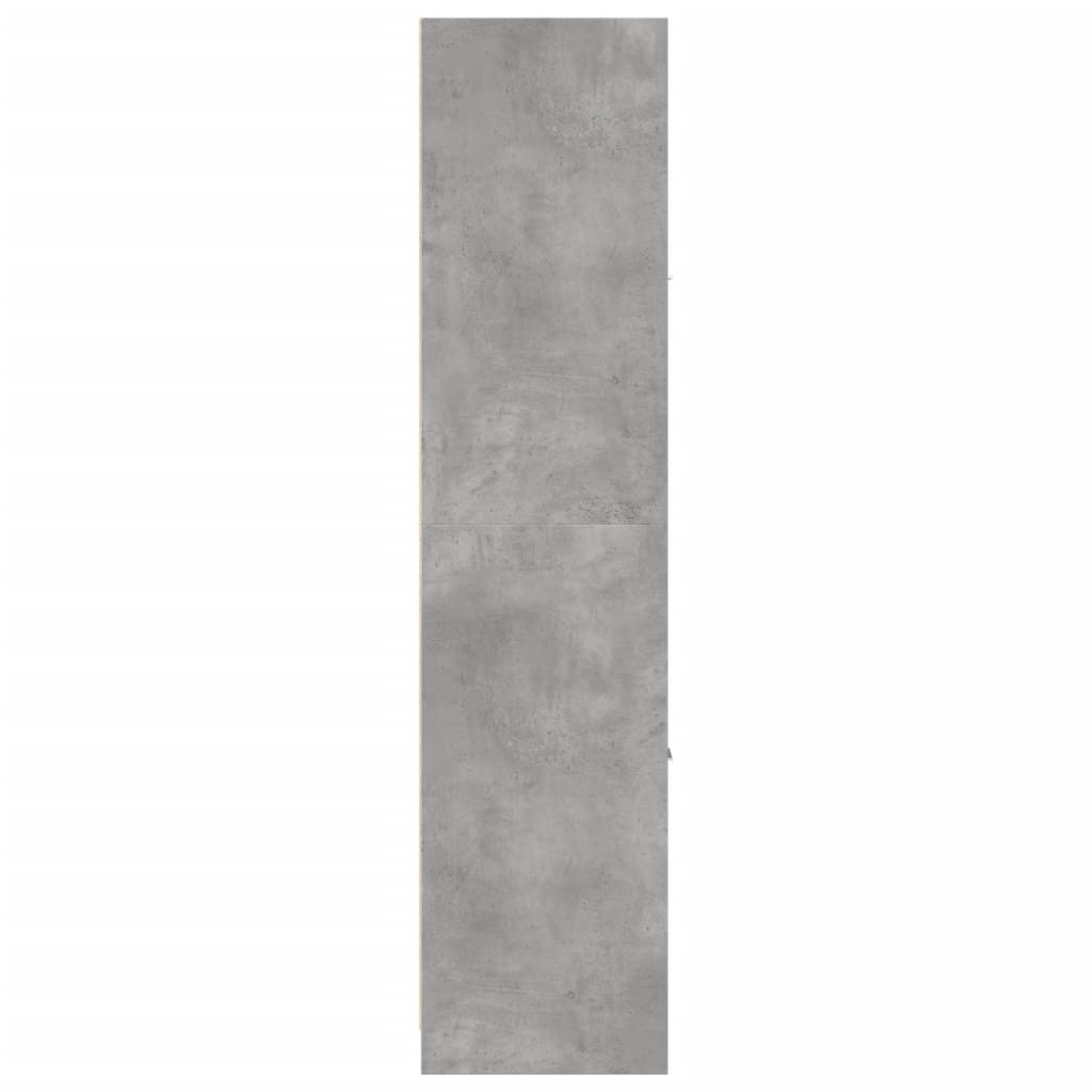 Apothecary Cabinet Concrete Grey 40x41x174.5 cm Engineered Wood