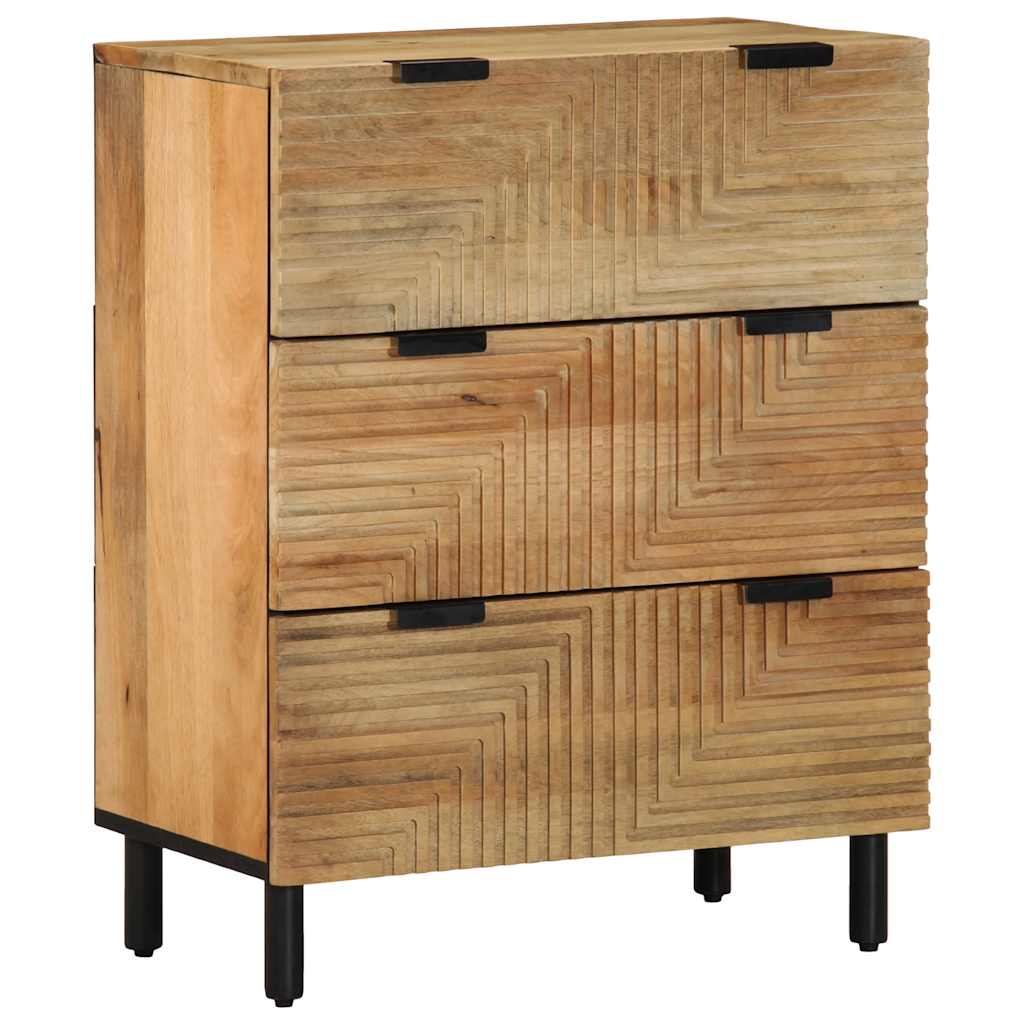 Sideboards 2 pcs Brown 60x33x75 cm Solid Wood Mango