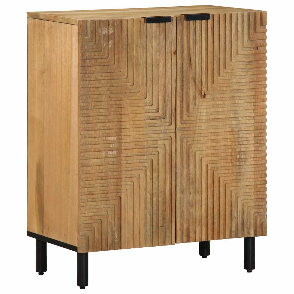 3 Piece Sideboards Brown 60x33x75 cm Solid Wood Mango