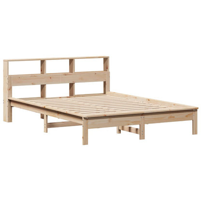 Bed Frame without Mattress 150x200 cm King Size Solid Wood Pine