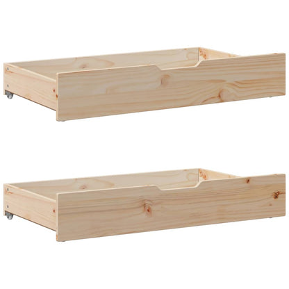 Bed Frame without Mattress 100x200 cm Solid Wood Pine