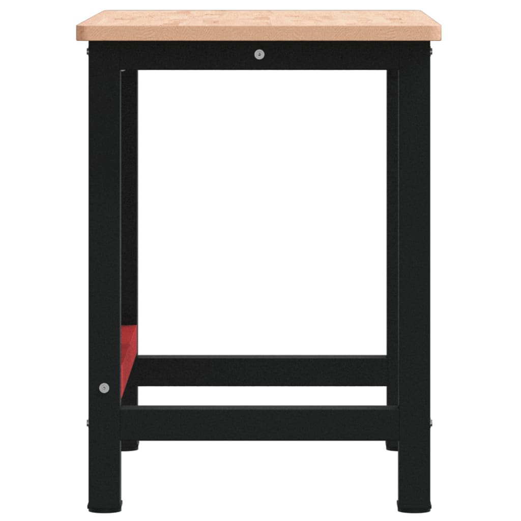 Workbench 100x60x81.5 cm Solid Wood Beech Rectangular