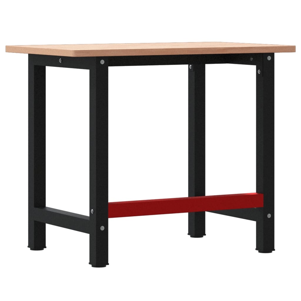 Workbench 100x60x81.5 cm Solid Wood Beech Rectangular