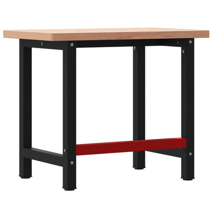 Workbench 100x60x83 cm Solid Wood Beech Rectangular