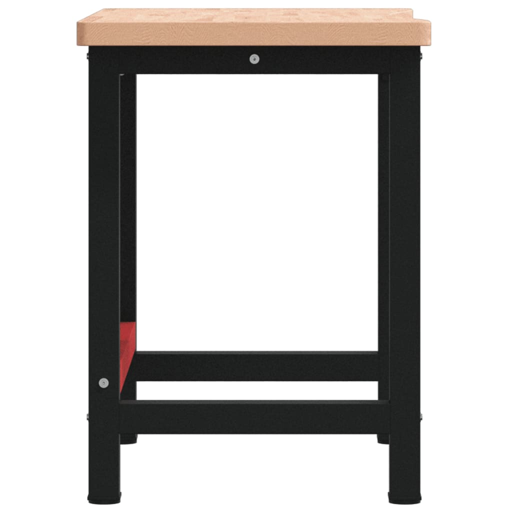 Workbench 100x(55-60)x83 cm Solid Wood Beech