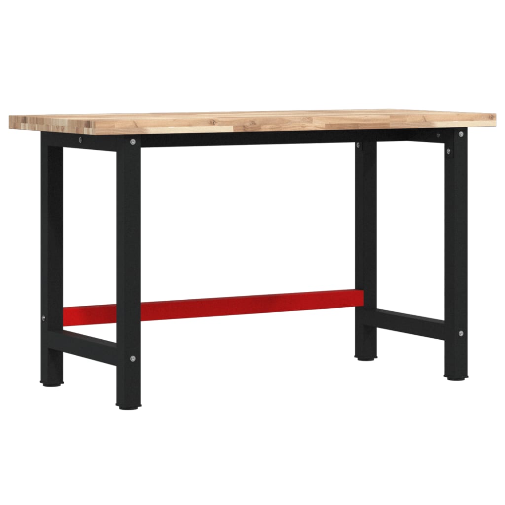 Workbench 140x60x83 cm Solid Wood Acacia Rectangular