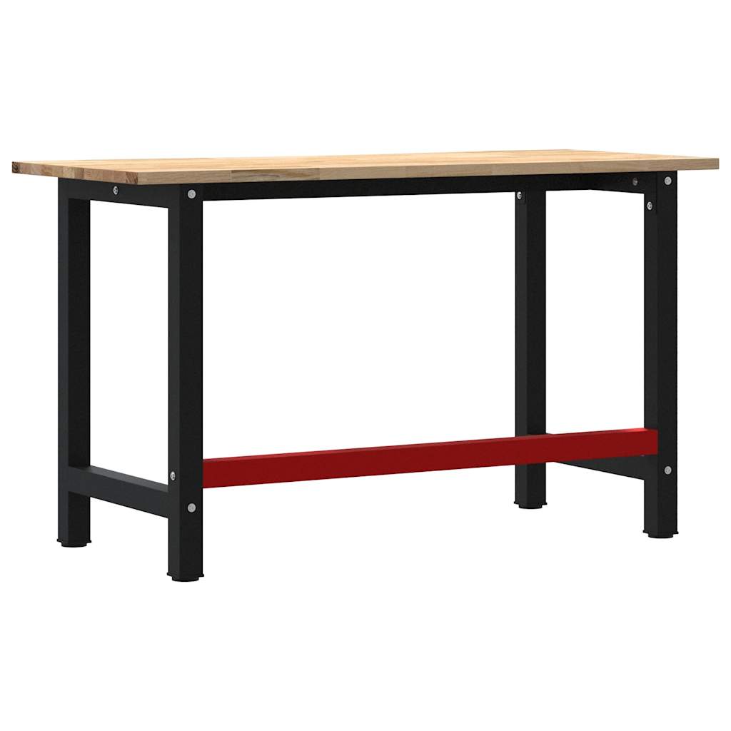 Workbench 140x60x81.5 cm Solid Wood Oak