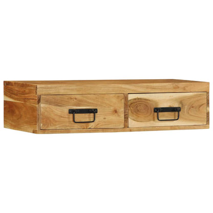 Wall-mounted TV Cabinet 80x30x19 cm Solid Wood Acacia