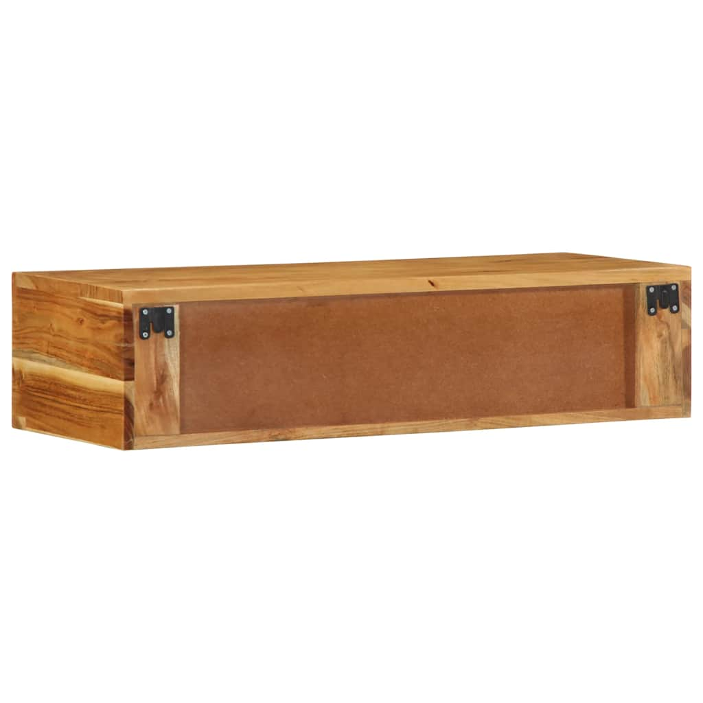 Wall-mounted TV Cabinet 80x30x19 cm Solid Wood Acacia