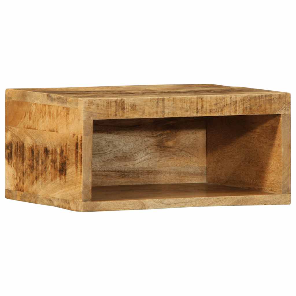 Wall-mounted TV Cabinet 40x30x19 cm Solid Rough Wood Mango