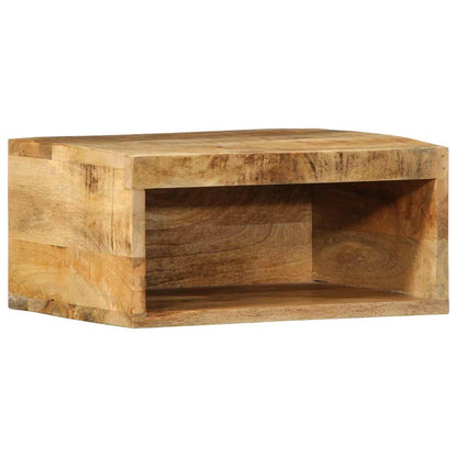 Wall-mounted TV Cabinet 40x30x19 cm Solid Rough Wood Mango