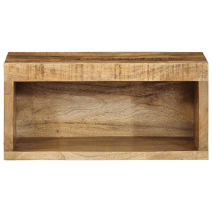 Wall-mounted TV Cabinet 40x30x19 cm Solid Rough Wood Mango