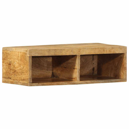 Wall-mounted TV Cabinet 60x30x19 cm Solid Rough Wood Mango