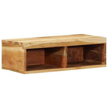 Wall-mounted TV Cabinet 60x30x19 cm Solid Wood Acacia