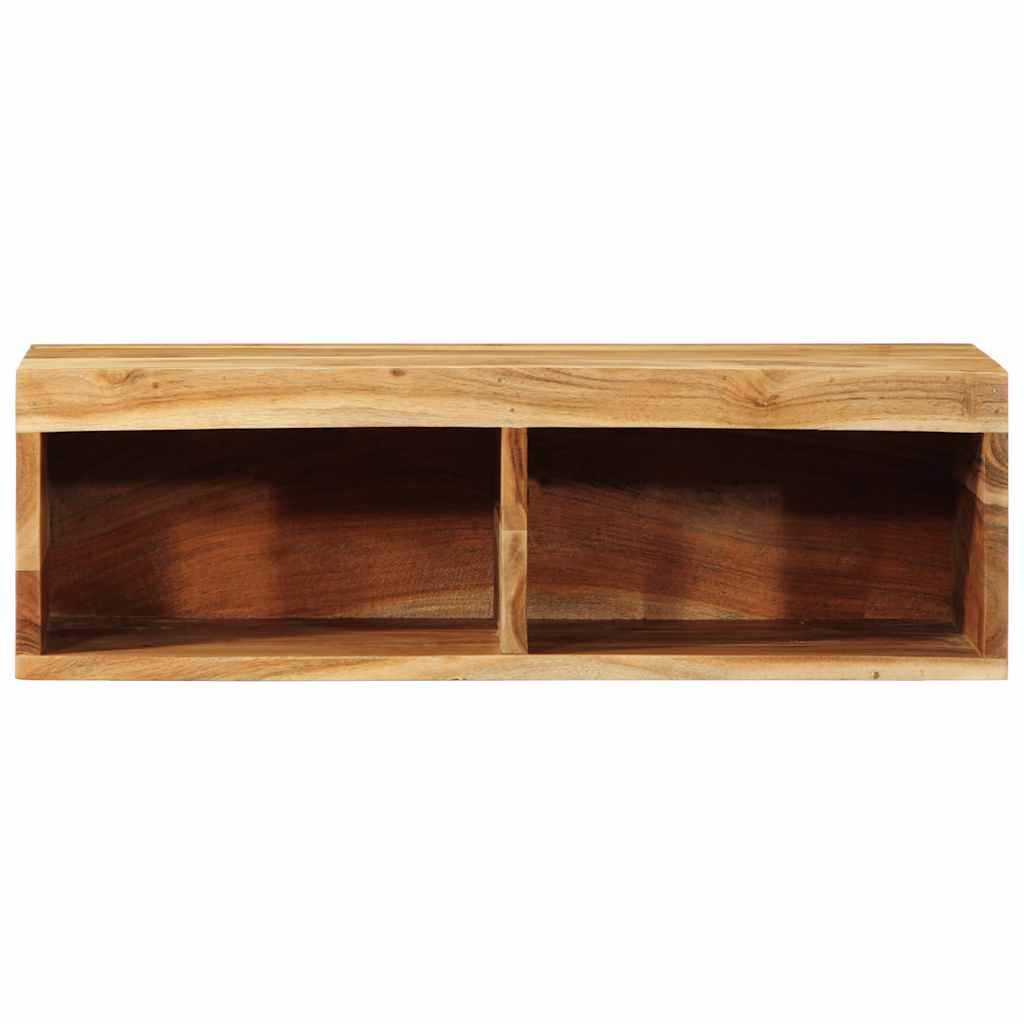 Wall-mounted TV Cabinet 60x30x19 cm Solid Wood Acacia