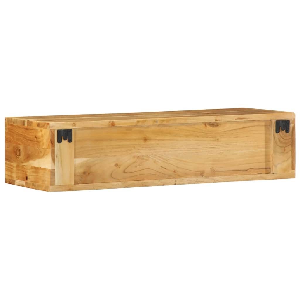 Wall-mounted TV Cabinet 80x30x19 cm Solid Wood Acacia