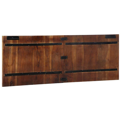 Headboard Multicolour 140 cm Solid Wood Reclaimed