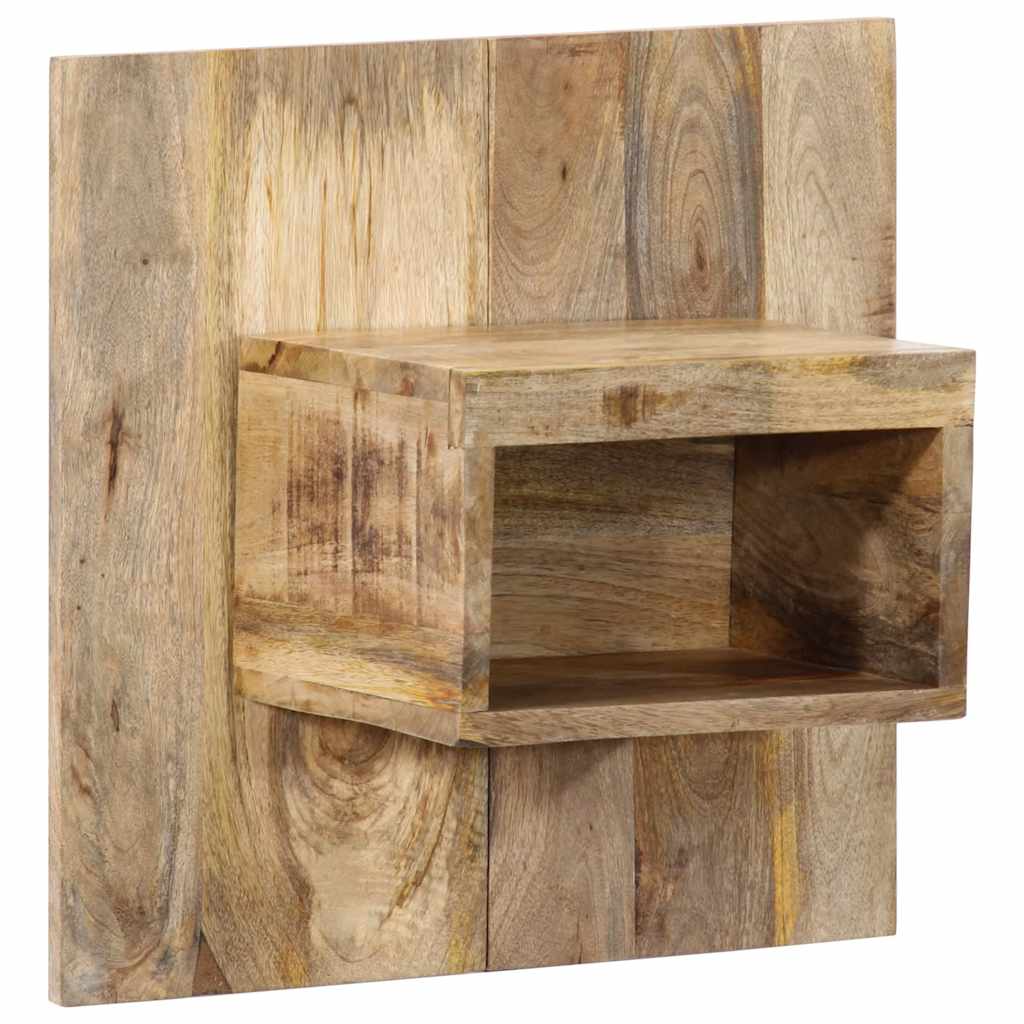 Bedside Cabinet 50x27x50 cm Solid Rough Wood Mango