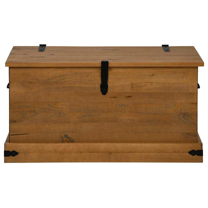 Storage Chest HALDEN 91x48x47 cm Solid Wood Pine