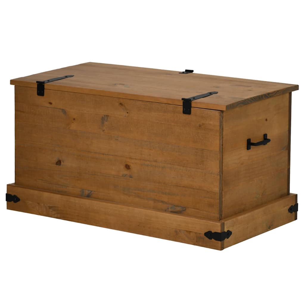 Storage Chest HALDEN 91x48x47 cm Solid Wood Pine